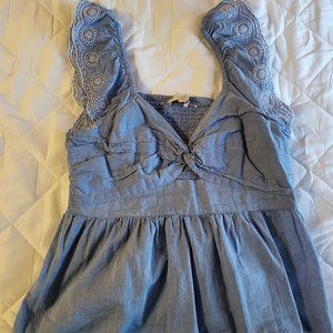 LOFT keyhole midriff tank top